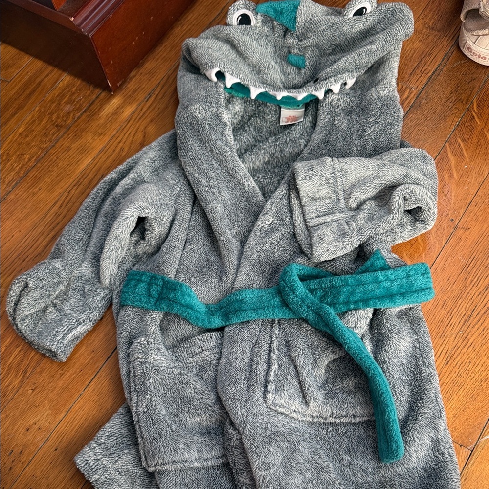 Adorable and soft Dinosaur Kids robe